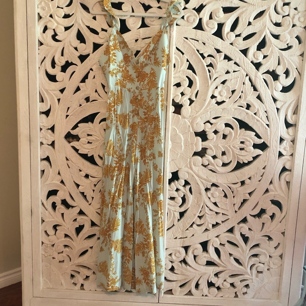 Free People Patterned Jumpsuit